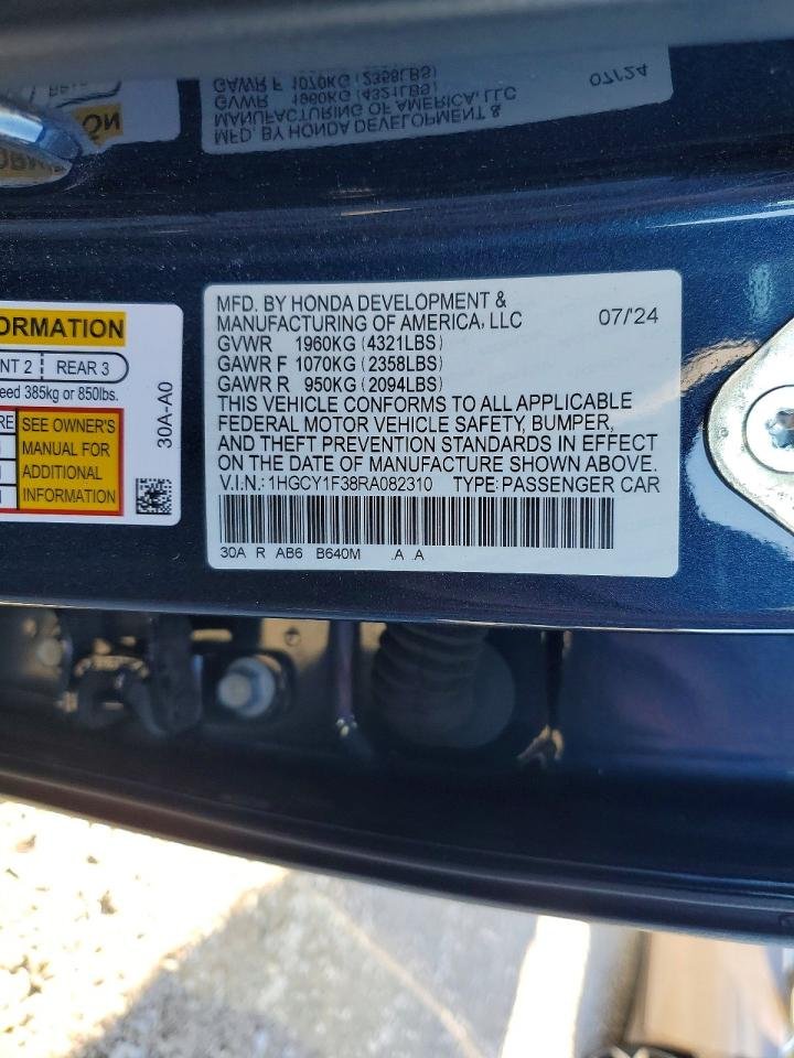 2024 Honda Accord, EX 12