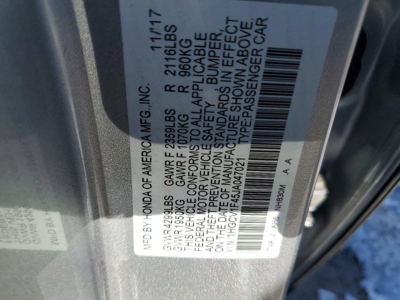 2018 Honda Accord, EX 12