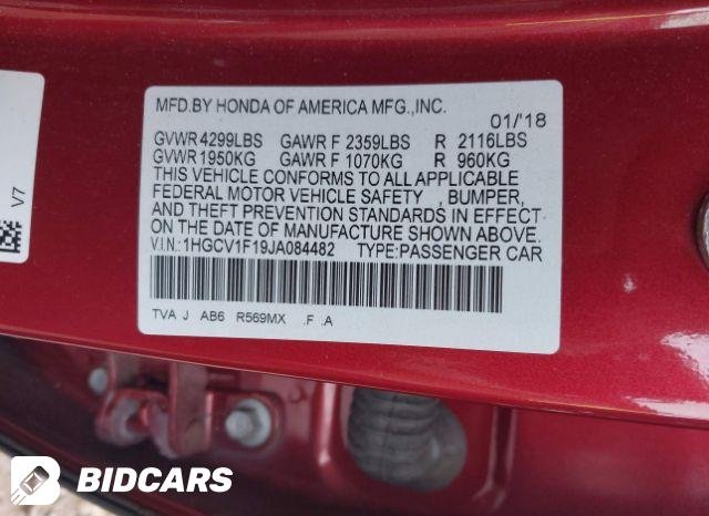 2018 Honda Accord, LX 6